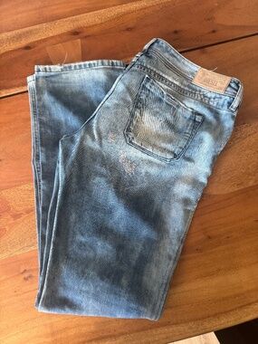 Diesel Jeans Lowky Regular Straight Womens 32x32 Low Waist Y2k Vintage